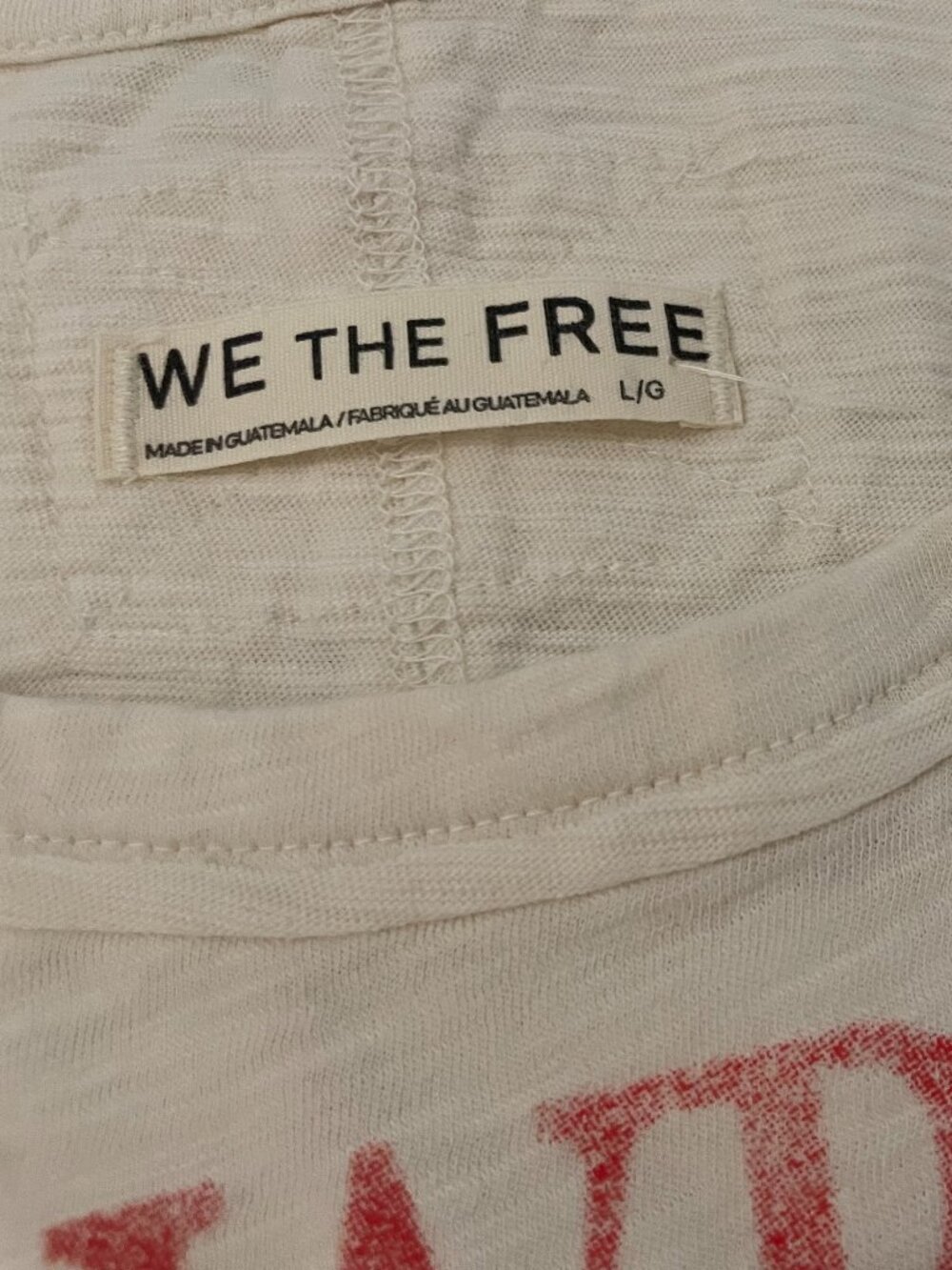 HTF NWT We The Free Garden Variety Strawberry Tank Top Boho Cottagecore L $58 - Picture 6 of 8